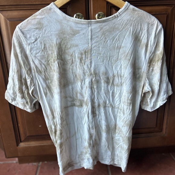 lululemon athletica Cream Tie-Dye Top knot front cropped small - Picture 5 of 6